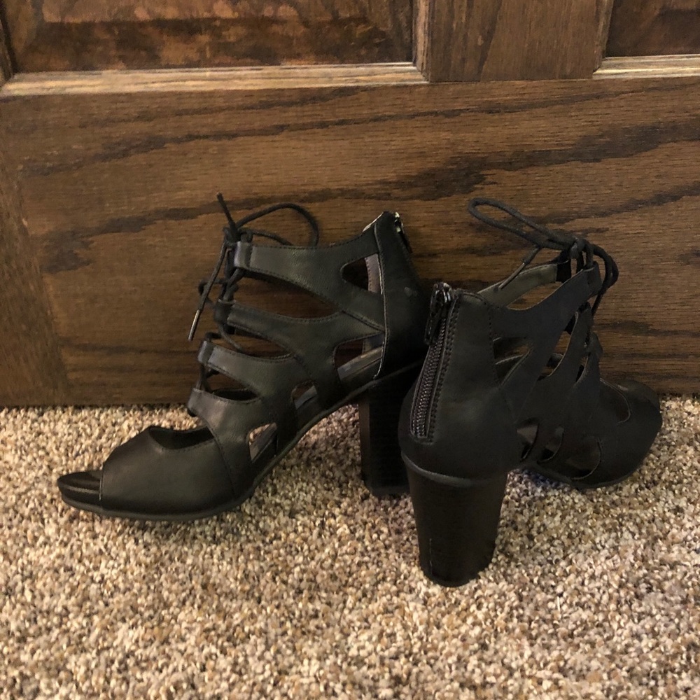 Strapy Black Heel